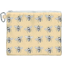 Pop Art  Bee Pattern Canvas Cosmetic Bag (xxxl) by Valentinaart