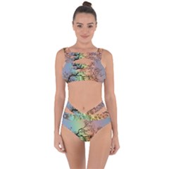 Rainbow Branch Boxer Shorts Bandaged Up Bikini Set  by Simbadda