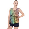 Rainbow Branch Boxer Shorts Bubble Hem Chiffon Tank Top View1