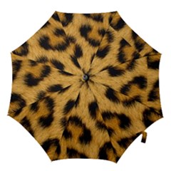 Animal Print Leopard Hook Handle Umbrellas (small) by NSGLOBALDESIGNS2