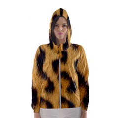 Animal Print Leopard Hooded Windbreaker (women)