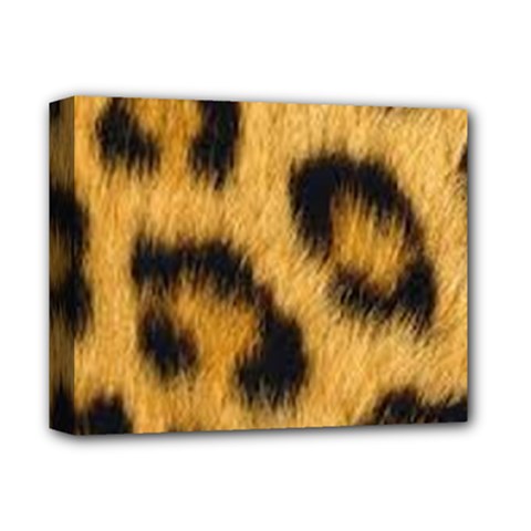 Animal Print Leopard Deluxe Canvas 14  X 11  (stretched) by NSGLOBALDESIGNS2