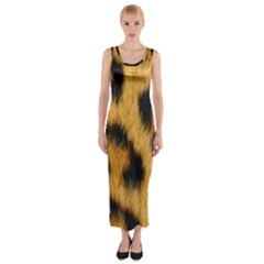 Animal Print Leopard Fitted Maxi Dress by NSGLOBALDESIGNS2