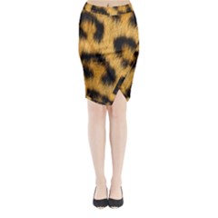 Animal Print Leopard Midi Wrap Pencil Skirt by NSGLOBALDESIGNS2