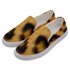 Animal Print Leopard Men s Canvas Slip Ons by NSGLOBALDESIGNS2