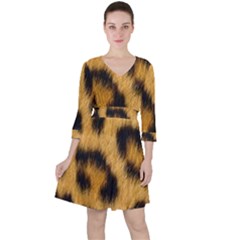 Animal Print Leopard Ruffle Dress by NSGLOBALDESIGNS2