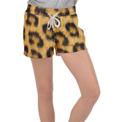 Animal Print Leopard Women s Velour Lounge Shorts by NSGLOBALDESIGNS2