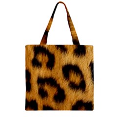 Animal Print Zipper Grocery Tote Bag by NSGLOBALDESIGNS2