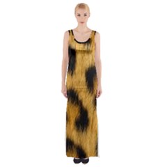 Animal Print Maxi Thigh Split Dress by NSGLOBALDESIGNS2