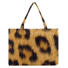 Animal Print Zipper Medium Tote Bag by NSGLOBALDESIGNS2