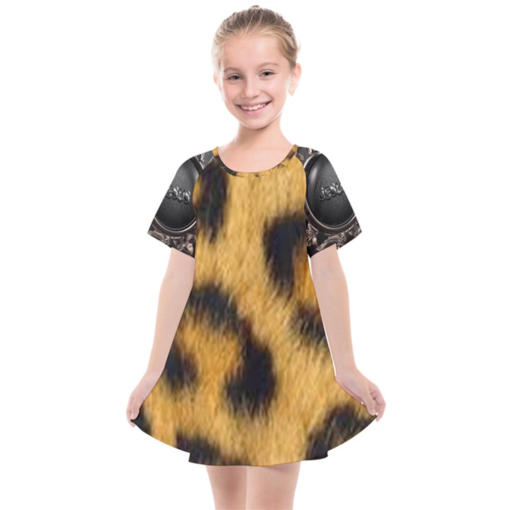 Animal print Kids  Smock Dress