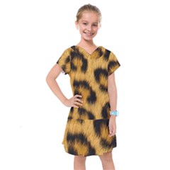 Animal Print 3 Kids  Drop Waist Dress by NSGLOBALDESIGNS2