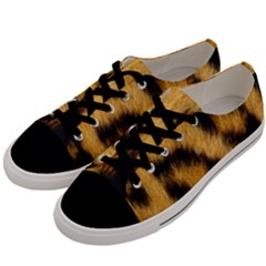 Leopard Print Men s Low Top Canvas Sneakers by NSGLOBALDESIGNS2