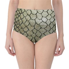Snake Print Classic High-waist Bikini Bottoms by NSGLOBALDESIGNS2