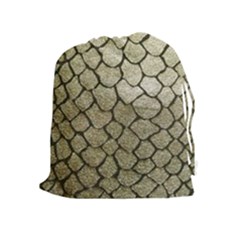 Snake Print Drawstring Pouch (xl) by NSGLOBALDESIGNS2