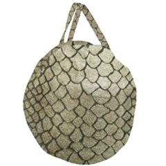 Snake Print Giant Round Zipper Tote by NSGLOBALDESIGNS2
