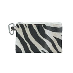 Zebra Print Canvas Cosmetic Bag (small) by NSGLOBALDESIGNS2