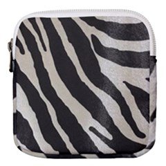 Zebra Print Mini Square Pouch