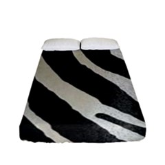 Zebra Print Fitted Sheet (full/ Double Size) by NSGLOBALDESIGNS2