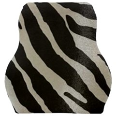 Zebra Print Car Seat Velour Cushion  by NSGLOBALDESIGNS2