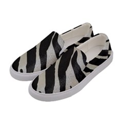 Zebra Print Women s Canvas Slip Ons by NSGLOBALDESIGNS2