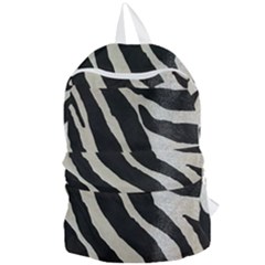 Zebra Print Foldable Lightweight Backpack by NSGLOBALDESIGNS2