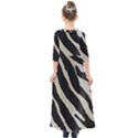 Zebra print Kids  Quarter Sleeve Maxi Dress View2