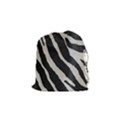 Zebra print Drawstring Pouch (Small) View1