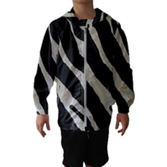 Zebra Print Hooded Windbreaker (kids) by NSGLOBALDESIGNS2