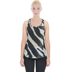 Zebra Print Piece Up Tank Top by NSGLOBALDESIGNS2