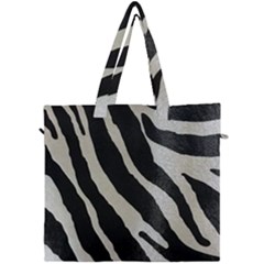 Zebra Print Canvas Travel Bag by NSGLOBALDESIGNS2