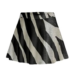 Zebra Print Mini Flare Skirt