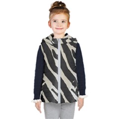 Zebra Print Kid s Hooded Puffer Vest by NSGLOBALDESIGNS2