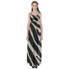 Zebra Print Empire Waist Maxi Dress by NSGLOBALDESIGNS2