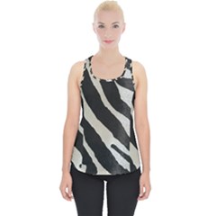 Zebra 2 Print Piece Up Tank Top by NSGLOBALDESIGNS2