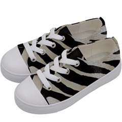 Zebra 2 Print Kids  Low Top Canvas Sneakers by NSGLOBALDESIGNS2