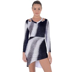 Stella Animal Print Asymmetric Cut-out Shift Dress by NSGLOBALDESIGNS2