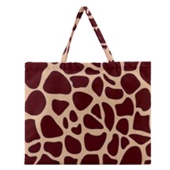 Gulf Lrint Zipper Large Tote Bag by NSGLOBALDESIGNS2