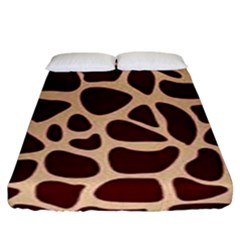 Gulf Lrint Fitted Sheet (king Size) by NSGLOBALDESIGNS2