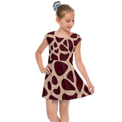 Gulf Lrint Kids Cap Sleeve Dress by NSGLOBALDESIGNS2