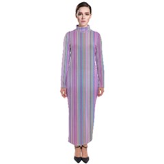 Broken Tv Screen Turtleneck Maxi Dress