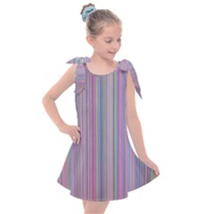 Broken Tv Screen Kids  Tie Up Tunic Dress by dressshop