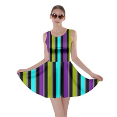 Retro Stripe 1 Vertical Retro Stripe 1 Skater Dress by dressshop