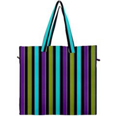 Retro Stripe 1 Vertical Retro Stripe 1 Canvas Travel Bag by dressshop