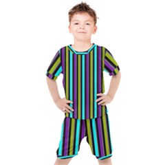 Retro Stripe 1 Vertical Retro Stripe 1 Kid s Set by dressshop