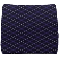 Blue Plaid  Seat Cushion by dressshop