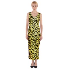 Leopard 1 Leopard A Fitted Maxi Dress