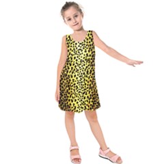 Leopard 1 Leopard A Kids  Sleeveless Dress by dressshop