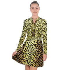 Leopard 1 Leopard A Long Sleeve Panel Dress