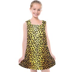 Leopard 1 Leopard A Kids  Cross Back Dress by dressshop